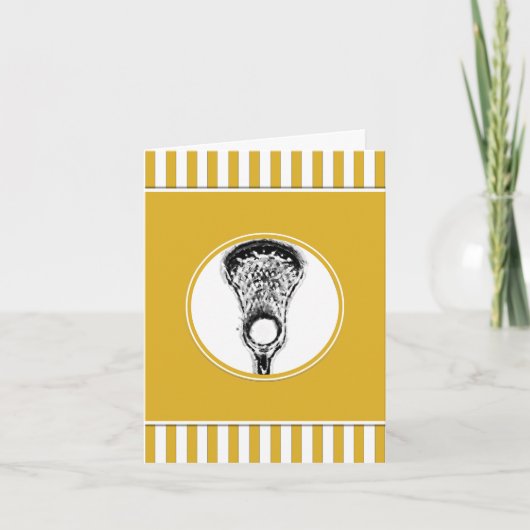 Lacrosse Gouden Sportkaarten Kaart (Voorkant)