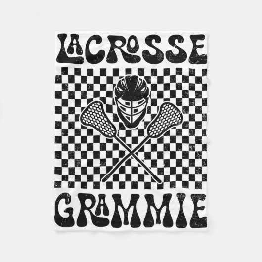 Lacrosse Grammie Lacrosse Lover Moederdag Fleece Deken (Voorkant)