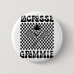 Lacrosse Grammie Lacrosse Lover Moederdag Ronde Button 5,7 Cm