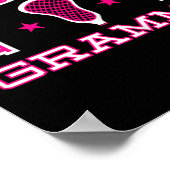 Lacrosse Grammy Grootouder Trotse Oma Lax Gran Poster (Hoek)