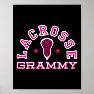 Lacrosse Grammy Grootouder Trotse Oma Lax Gran Poster