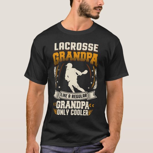 Lacrosse Grandpa Regular Grandpa Only Koelaar T-shirt (Voorkant)