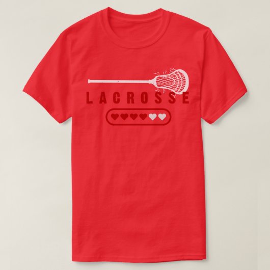 Lacrosse Grappige Lacrosse Speler T-shirt (Design voorkant)