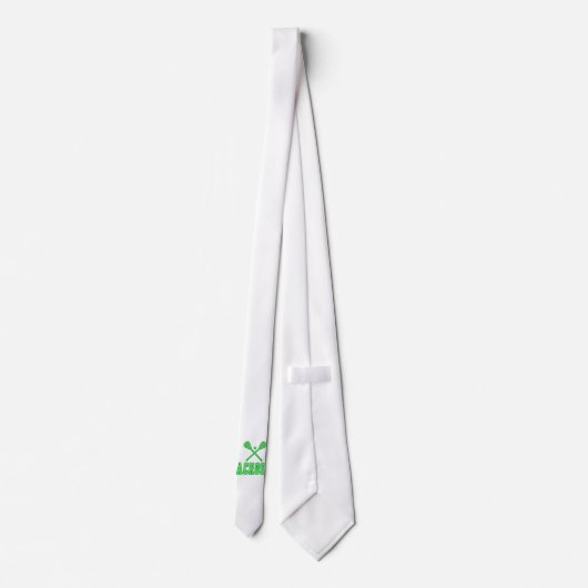 Lacrosse Green Stropdas (Achterkant)