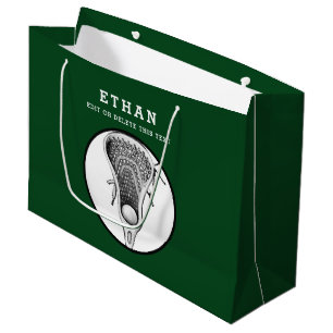 Lacrosse Groen Grote Geschenktas Groot Cadeauzakje