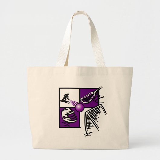 Lacrosse Grote Tote Bag (Voorkant)