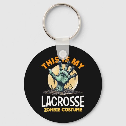 Lacrosse Halloween Zombie bijpassende kostuum Sleutelhanger (Voorkant)