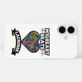 Lacrosse Heart Sticks Passion Sport Love Game Case-Mate iPhone Case (Achterkant (horizontaal))