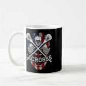 Lacrosse helm en stokken koffiemok (Links)
