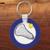 Lacrosse-herinneringscadeau Sleutelhanger (Voorkant)