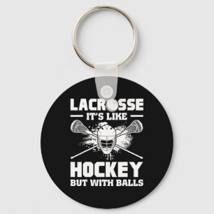 Lacrosse Het Is Als Hockey Maar Dan Met Grappige S Sleutelhanger