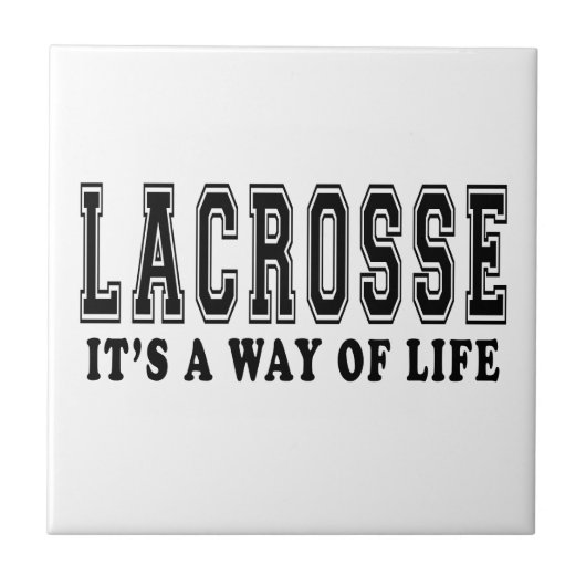 Lacrosse Het is een manier van leven Tegeltje (Voorkant)