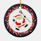 Lacrosse Holiday Gift Ceramic Ornament (Voorkant)