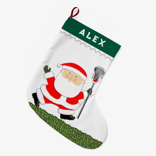 Lacrosse Holiday Gift Grote Kerstsok (Voorkant (Hangend))