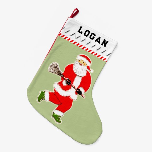 Lacrosse Holiday Gift Grote Kerstsok (Voorkant (Hangend))