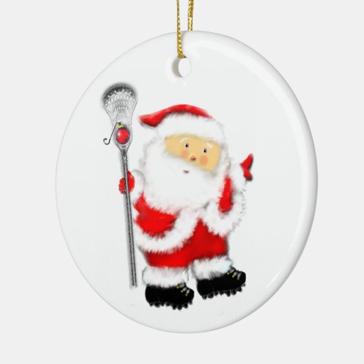Lacrosse Holiday Gift Keramisch Ornament (Links)