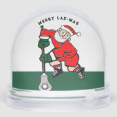 Lacrosse Holiday Gift Snow Globe Sneeuwbol (Achterkant)