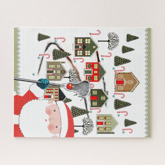 Lacrosse Holiday Gifts Jigzaag Puzzle Legpuzzel (Horizontaal)