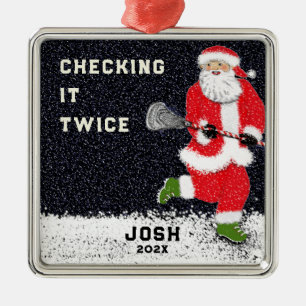 Lacrosse Holiday Gifts Metalen Ornament