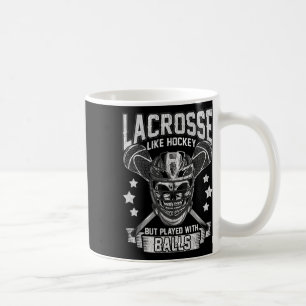 Lacrosse houdt van hockey, maar speelde met lakse  koffiemok
