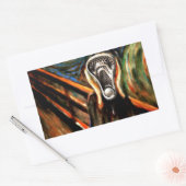 Lacrosse Humor Rechthoekige Sticker (Envelop)