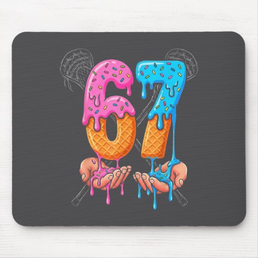 Lacrosse Ice Cream Drip 67 Hands Stakes Boys Srts  Muismat (Voorkant)