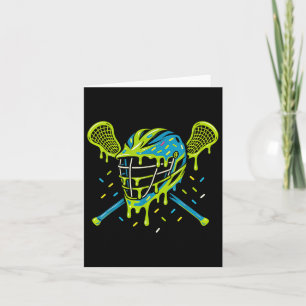 Lacrosse Ijs Drip Lax Jongens Helm Stok Jeugd Kaart