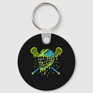 Lacrosse Ijs Drip Lax Jongens Helm Stok Jeugd Sleutelhanger