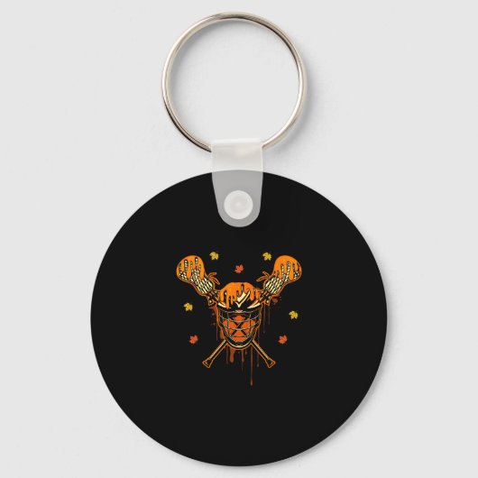 Lacrosse Ijs Drip Lax Jongens Helm Stok Val Sleutelhanger (Voorkant)