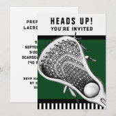 Lacrosse-injecties Kaart (Voorkant / Achterkant)