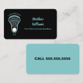 Lacrosse-instructeur Visitekaartje (Voorkant / Achterkant)