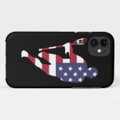 Lacrosse IRH VS-vlag Case-Mate iPhone Case (Achterkant (horizontaal))