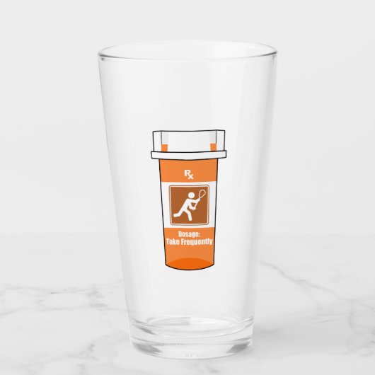 Lacrosse Is Mijn Drug Glas (Voorkant)
