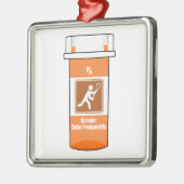 Lacrosse Is Mijn Drug Metalen Ornament (Links)