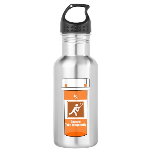 Lacrosse Is Mijn Drug Waterfles (Voorkant)