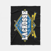 Lacrosse is mijn leven fleece deken (Voorkant)