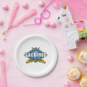 Lacrosse is mijn leven papieren bordje (Feest)