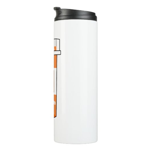 Lacrosse is mijn medicijn thermosbeker (Geroteerd rechts)