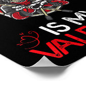 Lacrosse is mijn Valentijn Lacrosse Valentijnsdag Poster (Hoek)