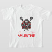 Lacrosse is mijn Valentijn Lacrosse Valentijnsdag T-shirt (Laagn)