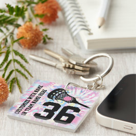 Lacrosse Jersey Number Team Sportnaam Sleutelhanger