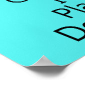 Lacrosse Keep Calm I Play Defence  Poster (Hoek)