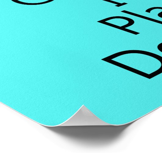 Lacrosse Keep Calm I Play Defence  Poster (Hoek)