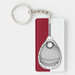 Lacrosse-keeper Aandenken Sleutelhanger