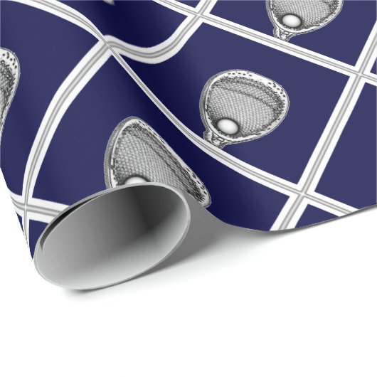 Lacrosse Keeper Cadeau Inpakpapier (Rol Hoek)