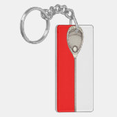 Lacrosse Keeper Cadeaus Sleutelhanger (Voorkant Links)