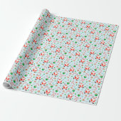 Lacrosse Keeper Kerst Cadeaupapier (Uitgerold)