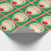 Lacrosse Keeper Kerstcadeau Cadeaupapier (Hoek)