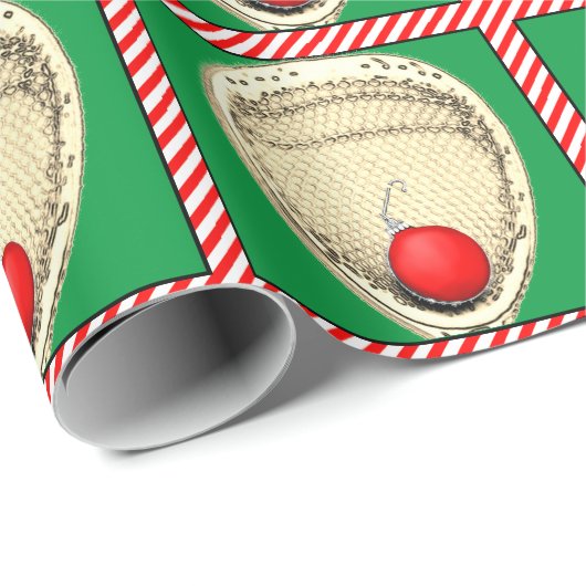 Lacrosse Keeper Kerstcadeau Cadeaupapier (Rol Hoek)