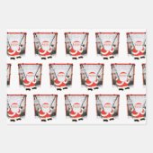 Lacrosse Keeper Kerstcadeau Inpakpapier Vel (Voorkant)